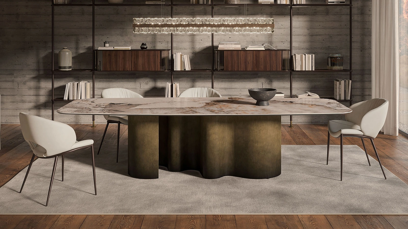 Tavolo Papel Keramik di Cattelan Italia