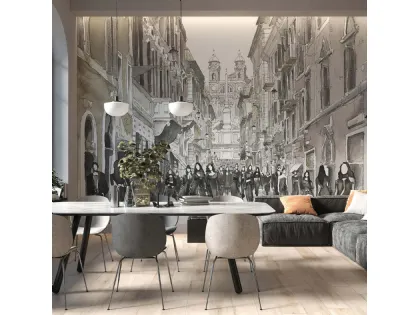 Carta da parati Via Condotti di Tecnografica