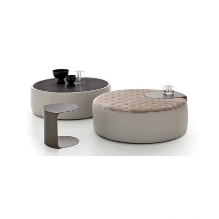 Pouf Clip Set in tessuto di Ditre Italia