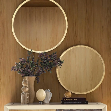 Specchiera Dèdalo Tonda di Silvano Grifoni