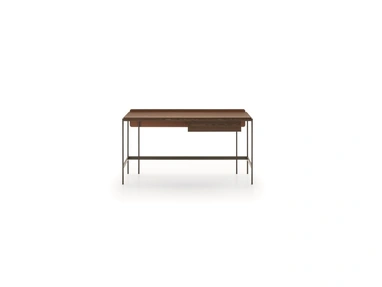 Scrittoio Unit Secretaire in legno con base in metallo di Ditre Italia