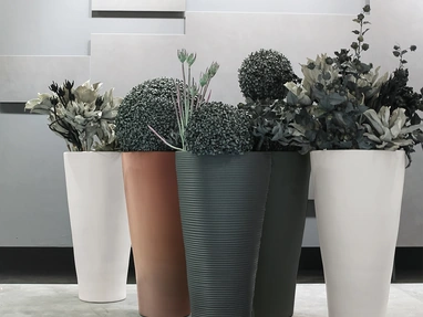 Vaso Cono Metallic di Adriani e Rossi