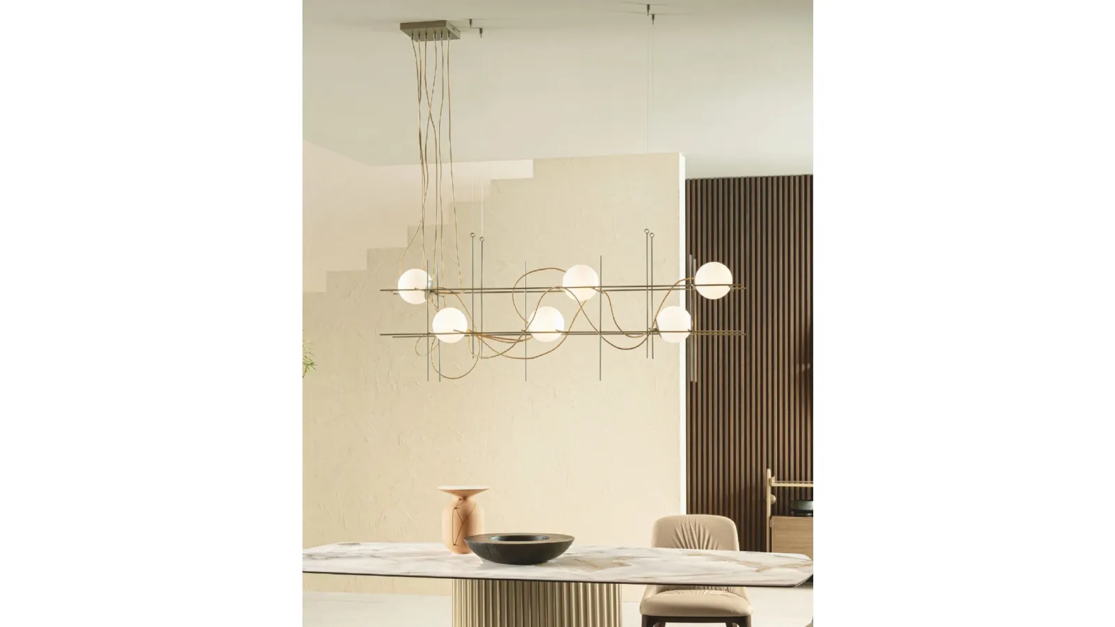 Lampada a sospensione Iron S di Riflessi