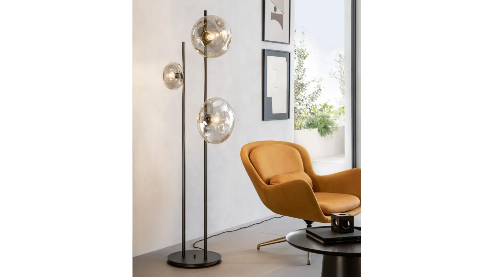 Lampada da terra Nubola PT di Riflessi