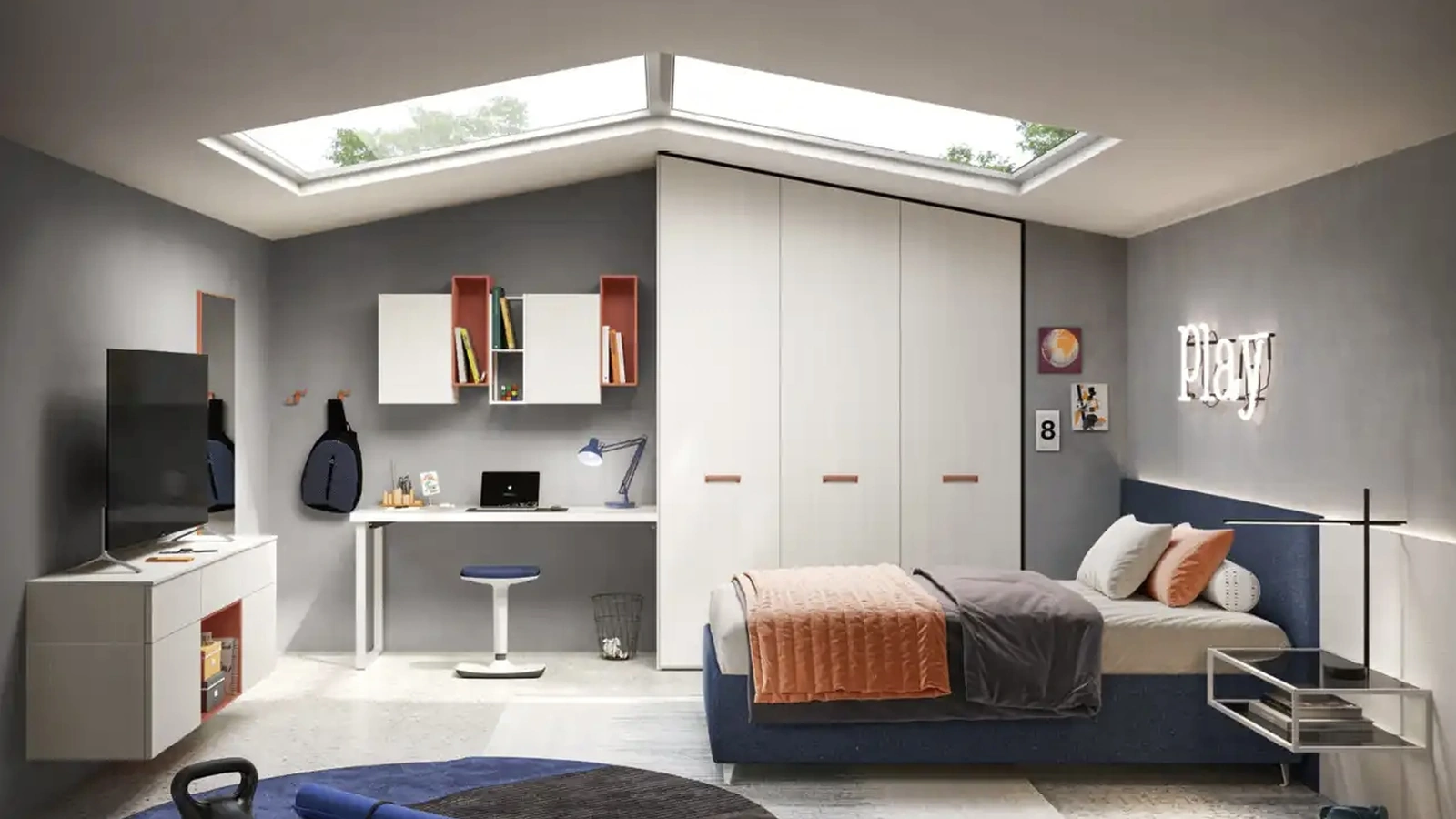 Cameretta Y122 di Moretti Compact Camerette