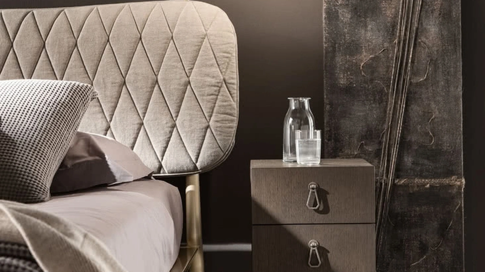 Comodino City in legno di Cantori