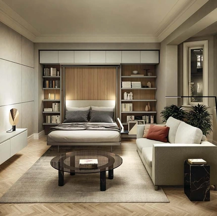 Letto a scomparsa LGM 2-0 Book Table di Clei