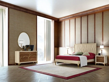 Letto imbottito Dèdalo di Silvano Grifoni