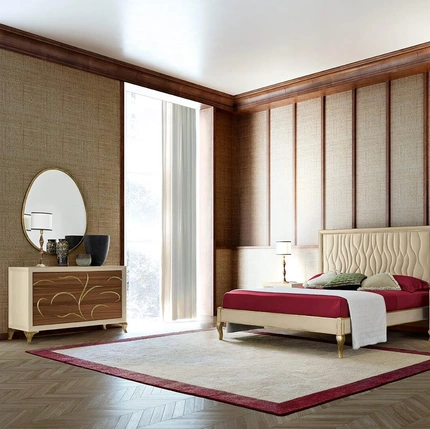 Letto imbottito Dèdalo di Silvano Grifoni