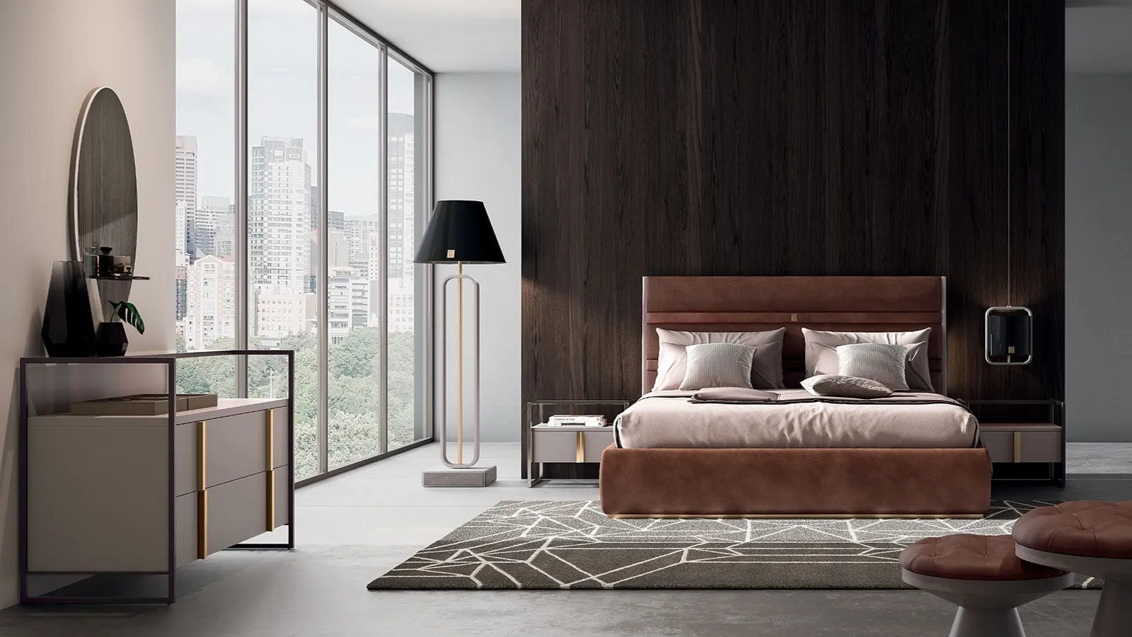 Letto con box contenitore For You YLT023 di Ferretti e Ferretti