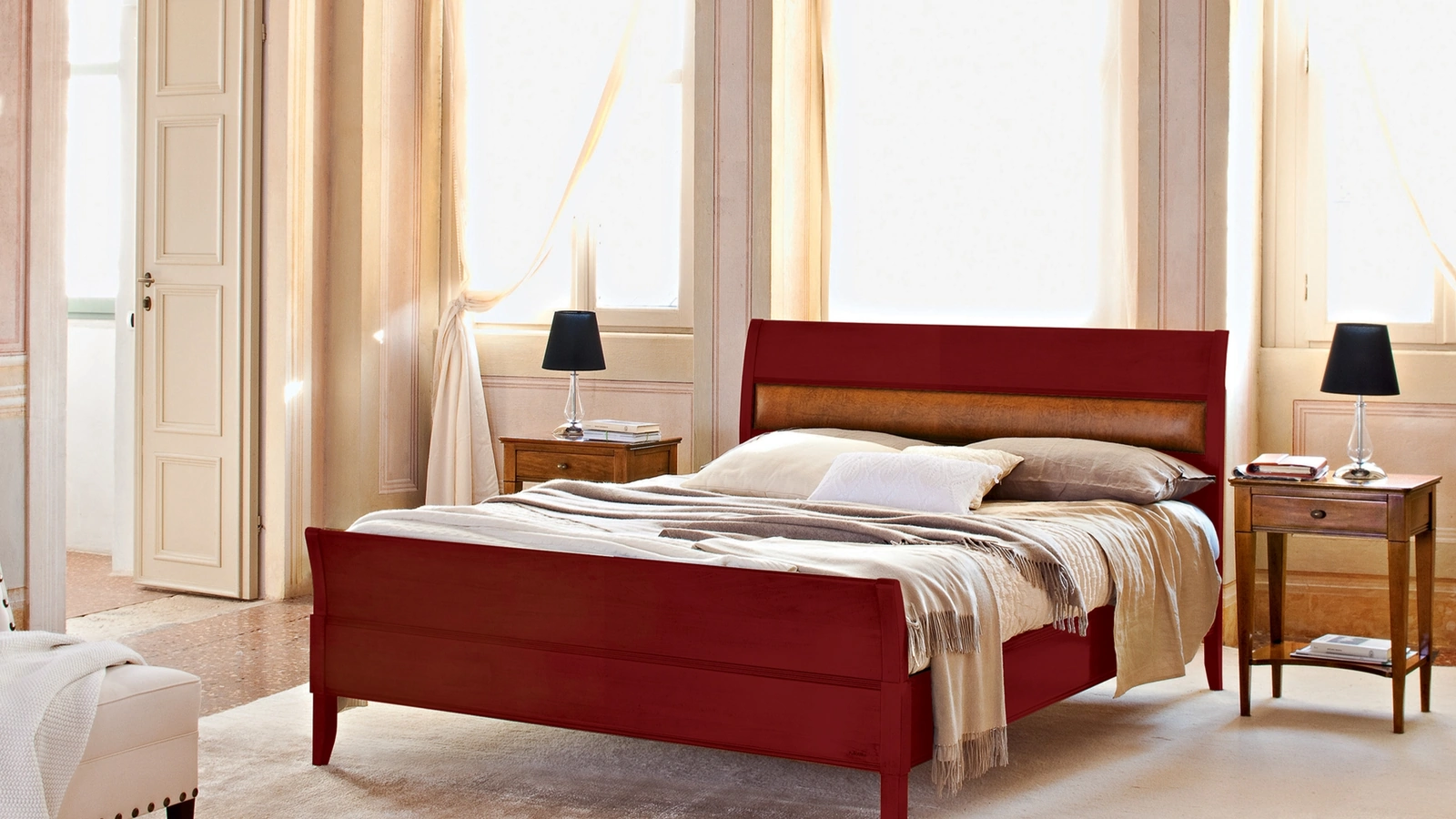 Letto matrimoniale Granato di Le Fablier