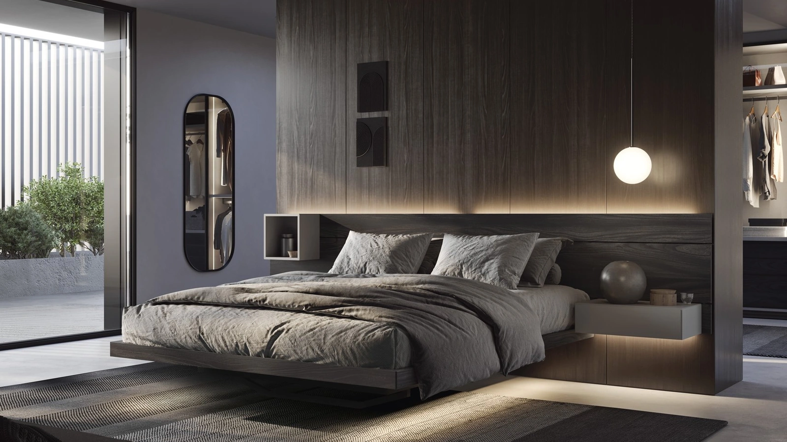 Letto sospeso con contenitore Sorvolo di Fimar