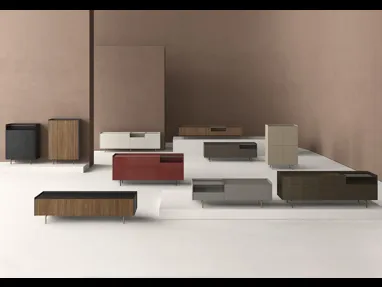 Madia Diko in melaminico o laccato di Alf Da Frè