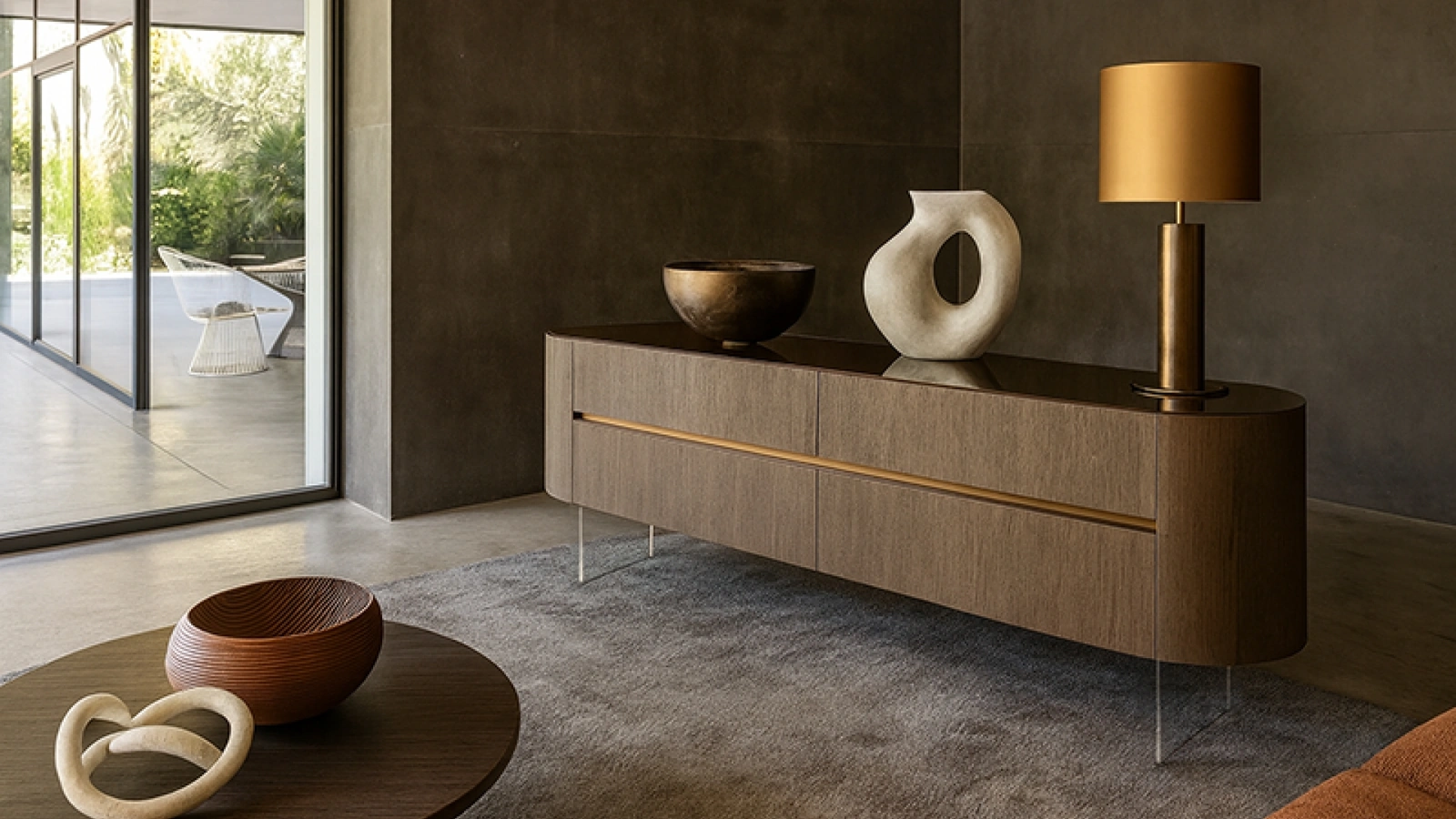 Madia Ottanta in quercia tabacco di Voltan