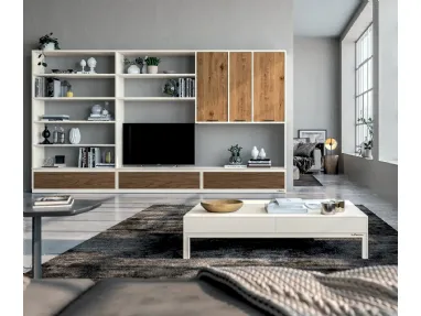 Parete Attrezzata Melograno composizione 95 di Le Fablier