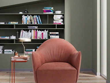Poltroncina Musetta in tessuto di Egoitaliano