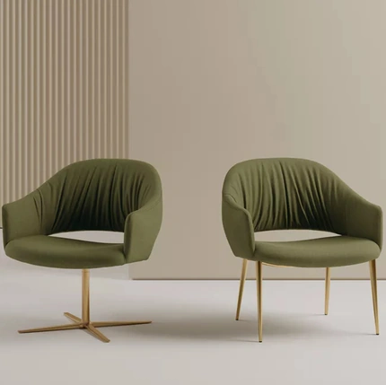 Poltroncina Nova in tessuto imbottito di Bontempi