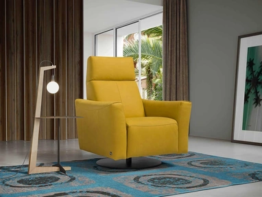 Poltrona relax in microfibra Blues di Egoitaliano