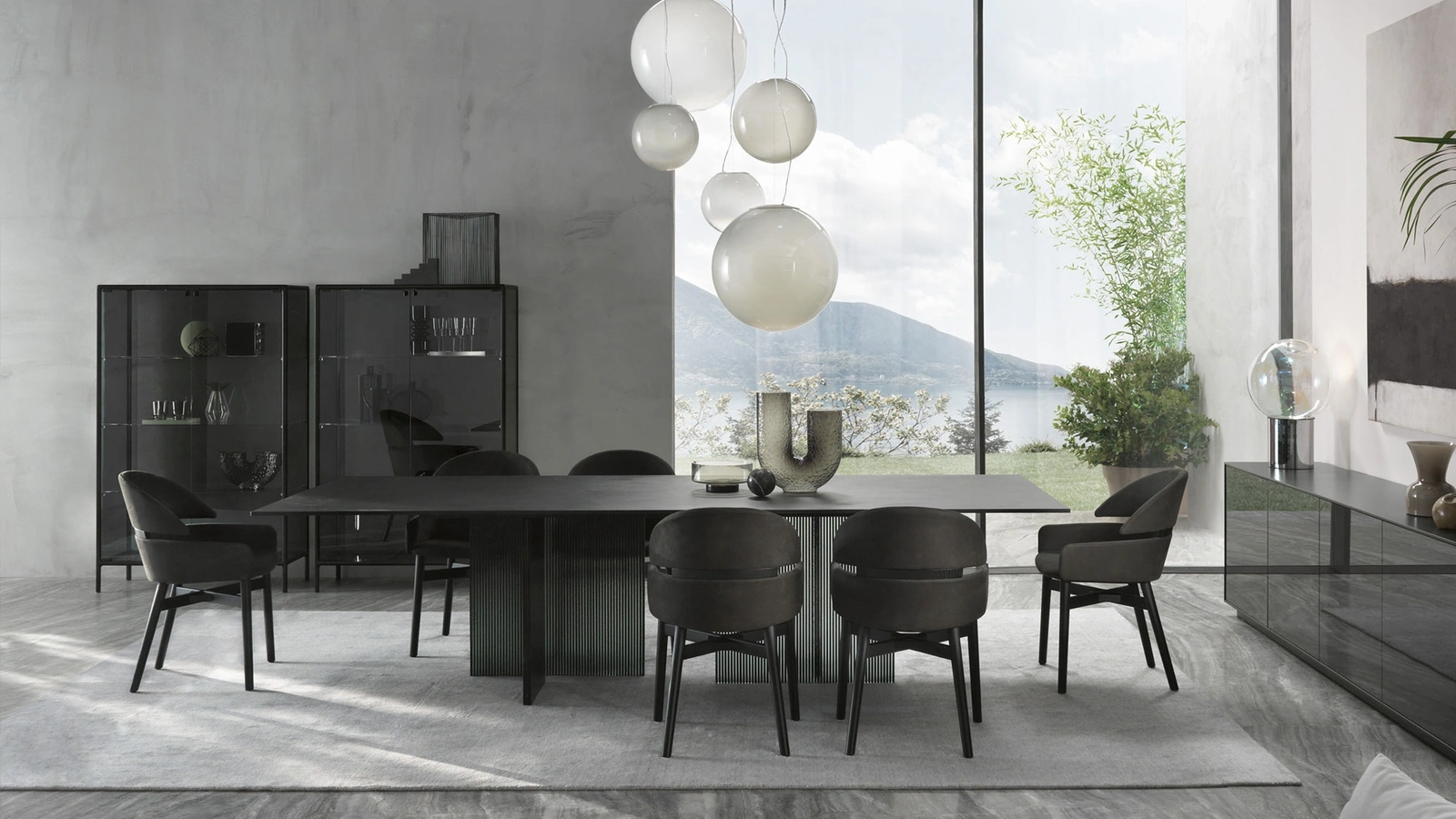 Sedia in pelle Lloyd di Fiam