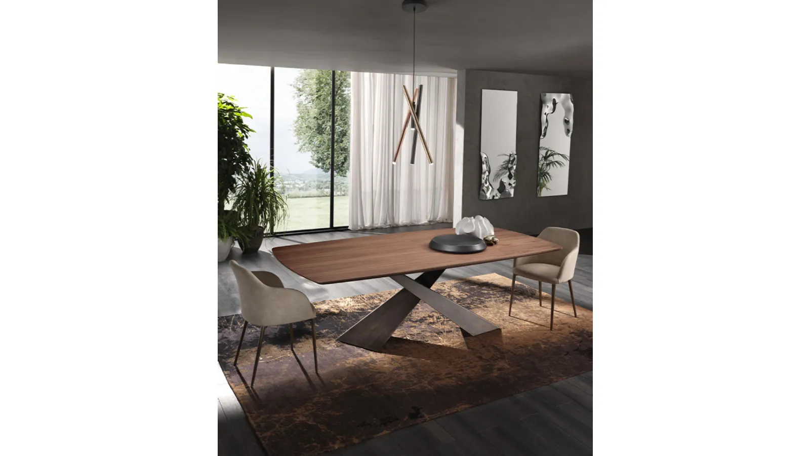 Tavolo Living Legno di Riflessi