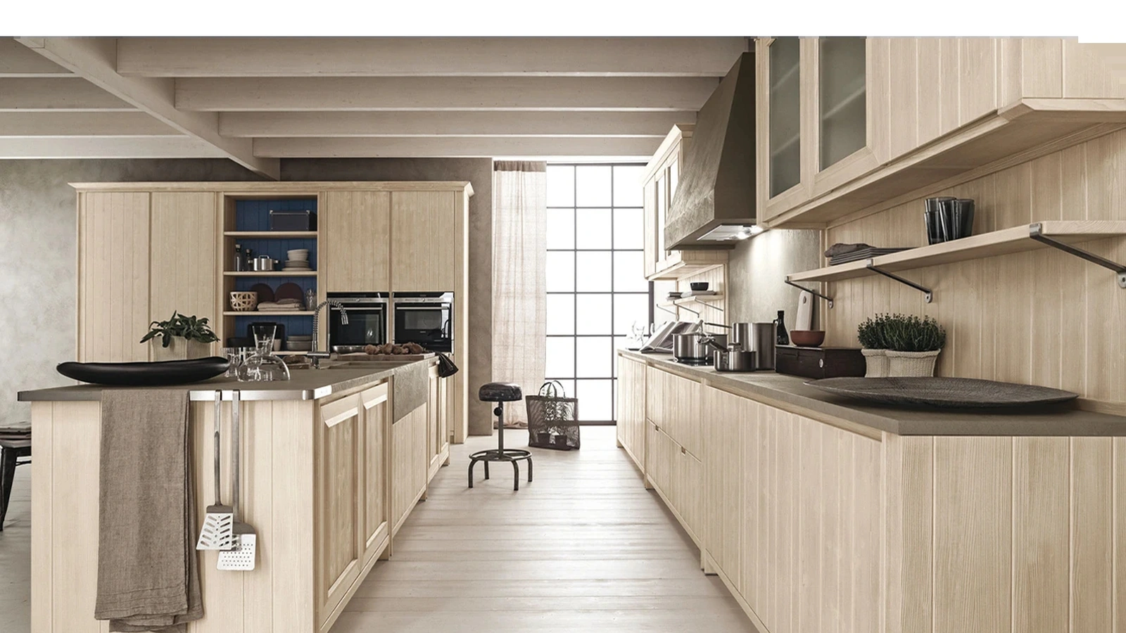 Cucina Classica con isola M01 Maestrale di Scandola