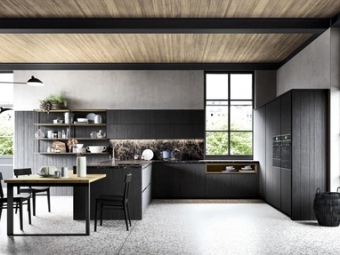 Cucina Moderna con penisola M05 Maestrale di Scandola