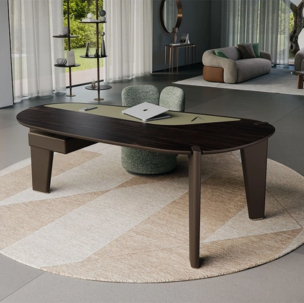 Scrivania direzionale di design in legno Boston di Cattelan Italia